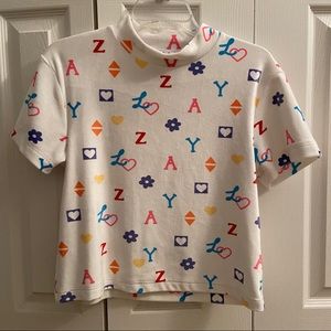 Monogram Lazy Oaf Top